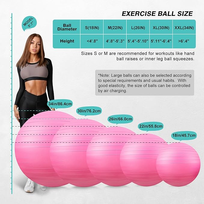 Anti Burst Yoga Ball